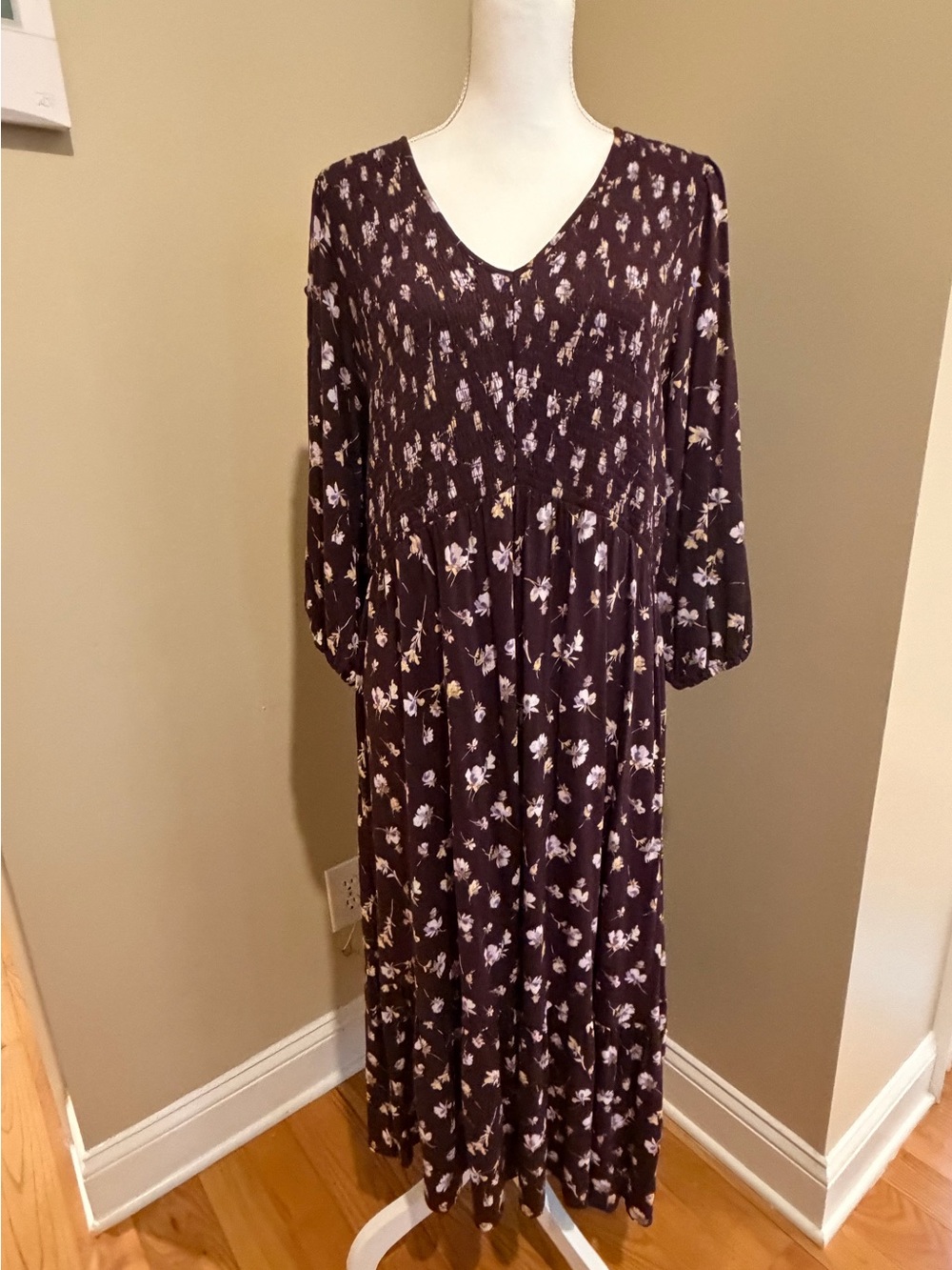 Midi Dress with Tier
